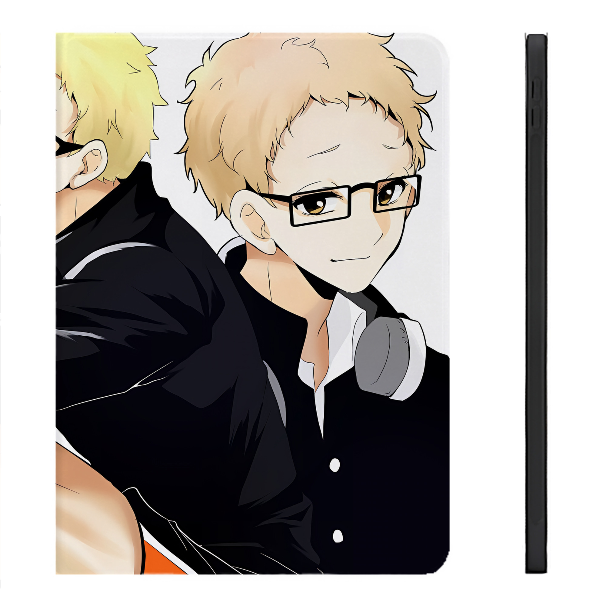 （画像用） ハイキュー!! Haikyu!! IPadケース ペンホルダー付き ブックスタイルデザイン